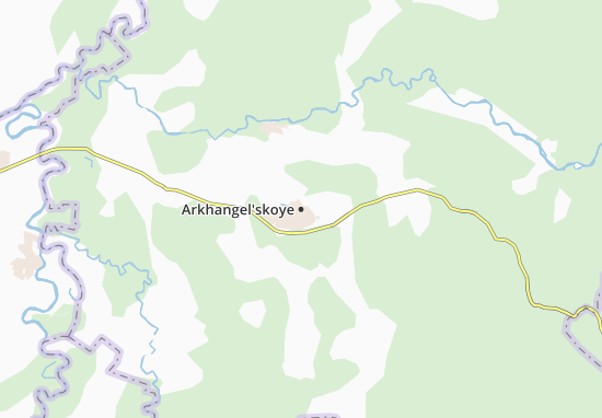 Mapa Arkhangel&#x27;skoye