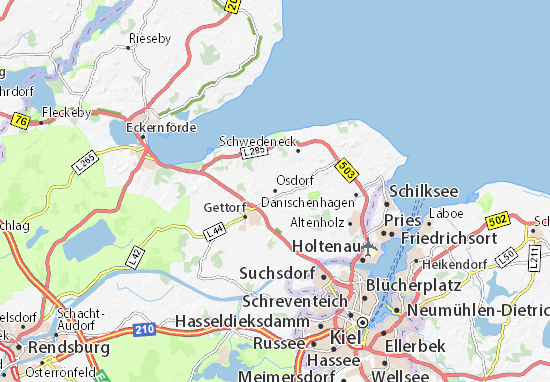 Mapa Osdorf