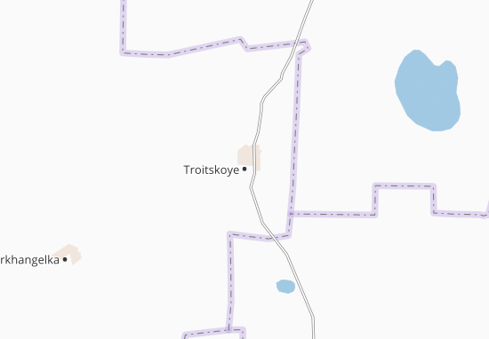 Kaart Plattegrond Troitskoye