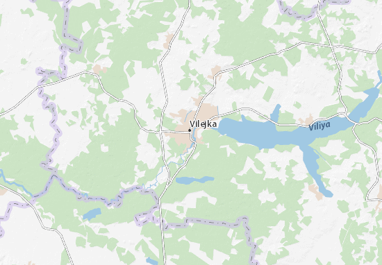 Mapa Vilejka