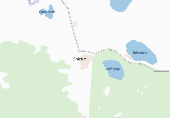 Kaart Plattegrond Shira