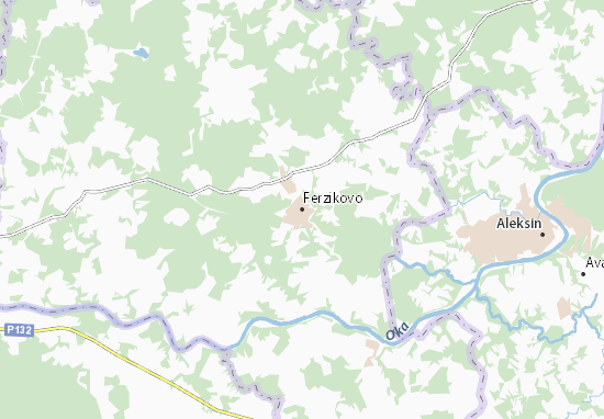Mapa Ferzikovo
