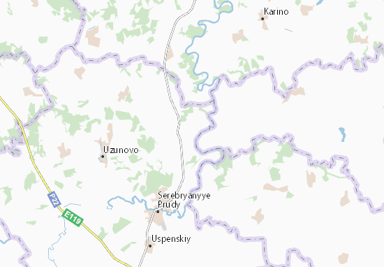 Kaart Plattegrond Barykovo
