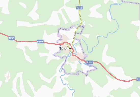 Tulun Map