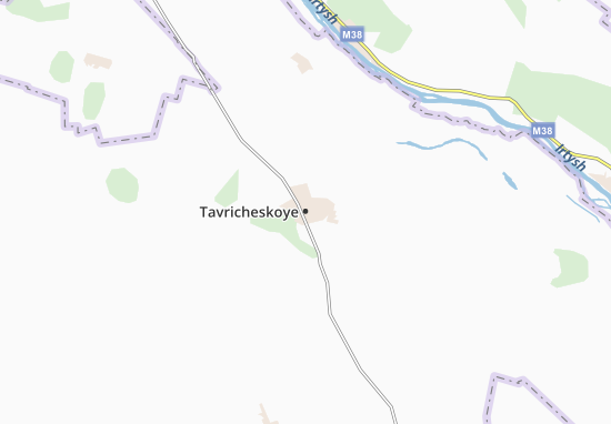 Karte Stadtplan Tavricheskoye