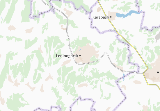 Kaart Plattegrond Leninogorsk