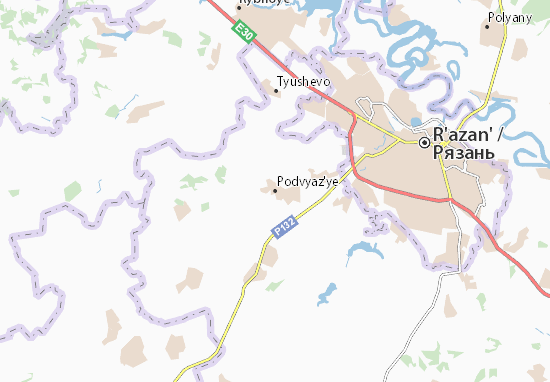 Karte Stadtplan Podvyaz&#x27;ye
