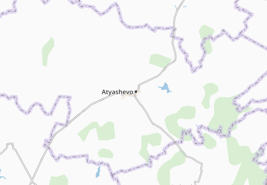 Karte Stadtplan Atyashevo