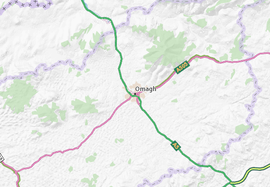 Omagh Map