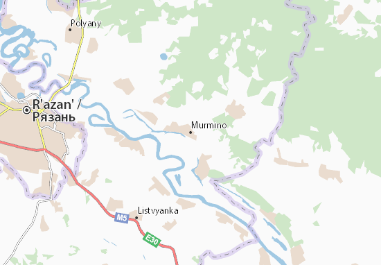 Karte Stadtplan Murmino