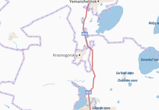 Krasnogorskiy Map