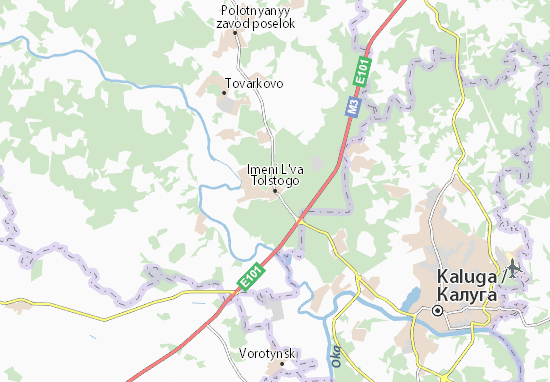 Karte Stadtplan Imeni L&#x27;va Tolstogo