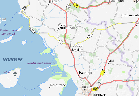 Bredstedt Map