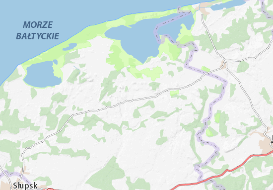 Kaart Plattegrond Główczyce