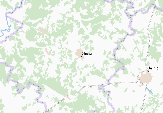 Karte Stadtplan Glinka