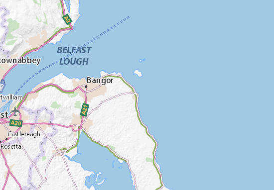 Mapa Plano Donaghadee