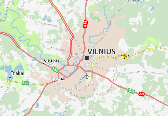 Vilnius Map