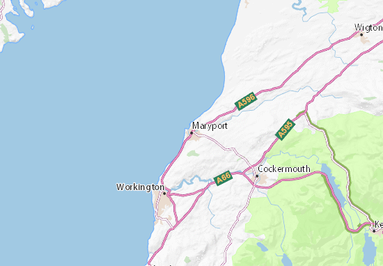 Mapa Maryport