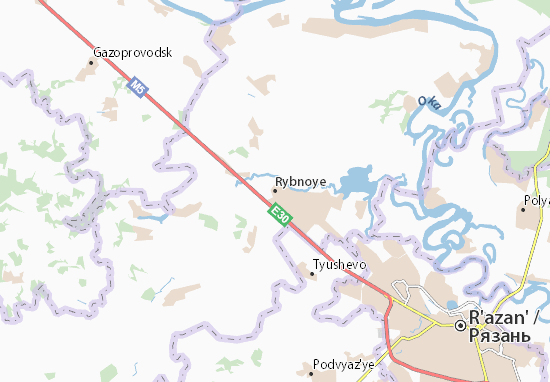 Mapa Rybnoye