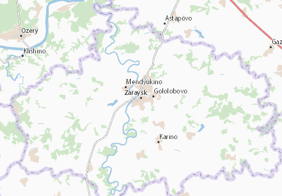 Kaart Plattegrond Zaraysk
