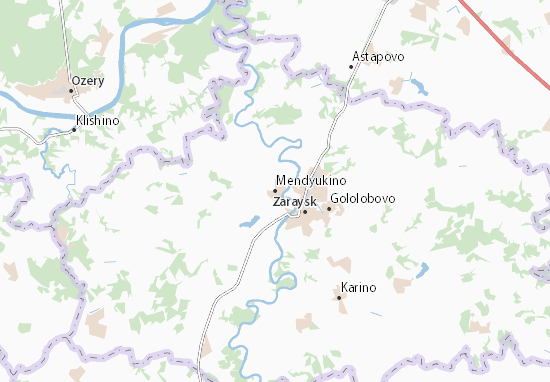 Karte Stadtplan Mendyukino