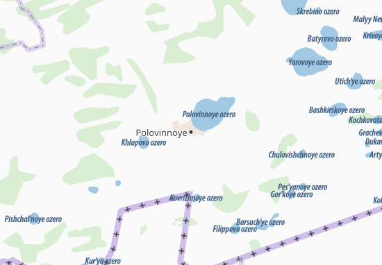 Polovinnoye Map