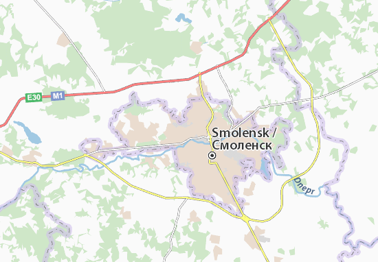 Mapa Smolensk