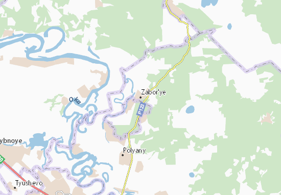 Karte Stadtplan Zabor&#x27;ye