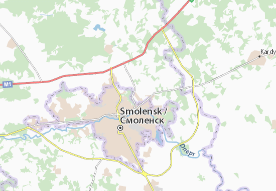 Mapa Magalinshchina