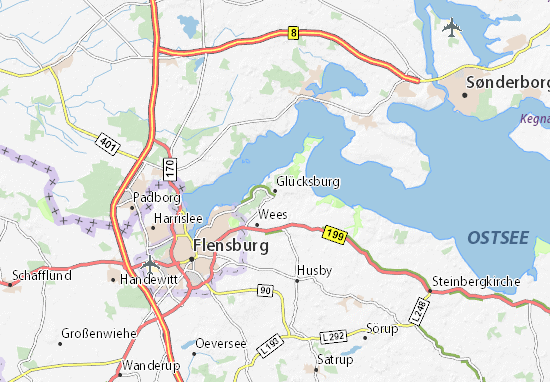 Glücksburg Map