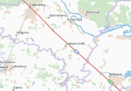 Karte Stadtplan Gazoprovodsk