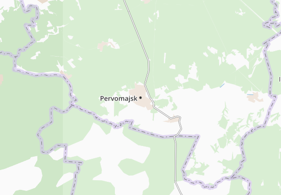 Mapa Pervomajsk