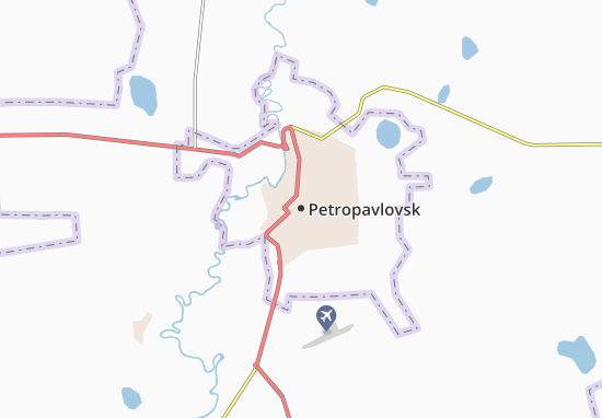 Mapa Petropavlovsk