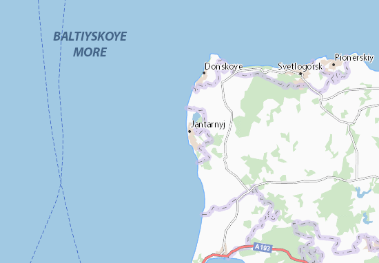 Jantarnyj Map