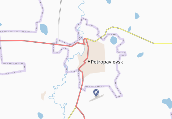 Karte Stadtplan Petropavl