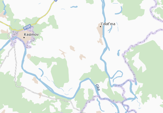 Karte Stadtplan Novaya Derevnya