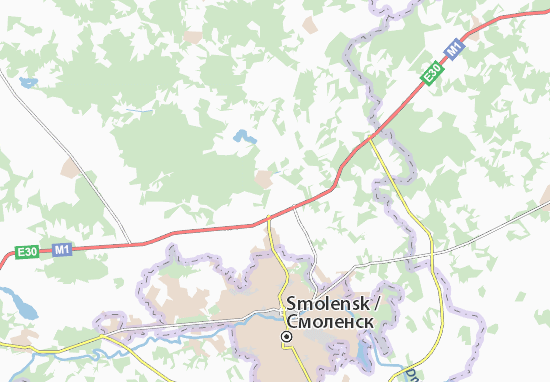 Kaart Plattegrond Pokornoye