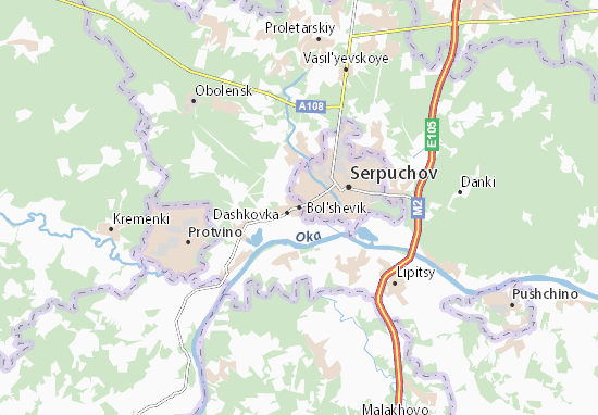 Karte Stadtplan Bol&#x27;shevik