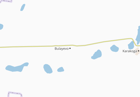Karte Stadtplan Bulayevo