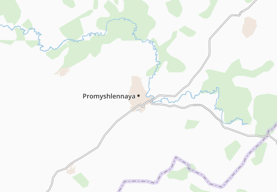Kaart Plattegrond Promyshlennaya