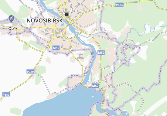 Mapa Krasnoobsk