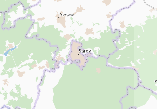 Karte Stadtplan Sarov