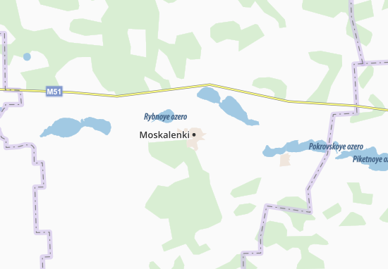 Mapa Moskalenki