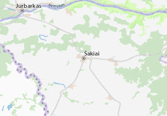 Šakiai Map