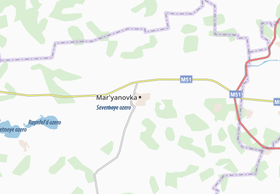 Karte Stadtplan Mar&#x27;yanovka