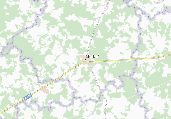 Mapa Medyn&#x27;
