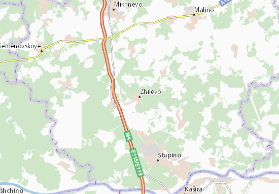 Karte Stadtplan Zhilevo