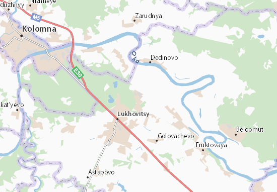 Kaart Plattegrond Krasnaya Poyma