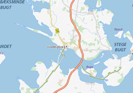 Mapa Vordingborg