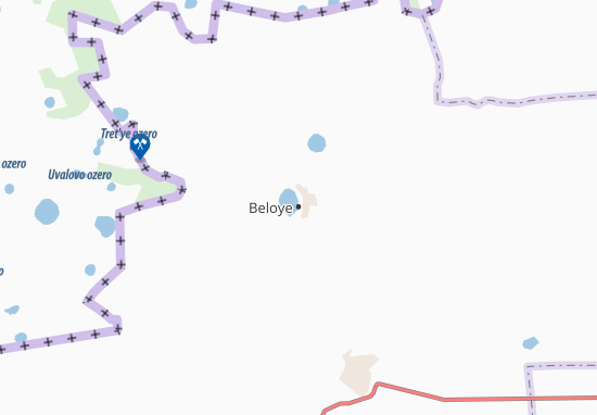 Karte Stadtplan Beloye